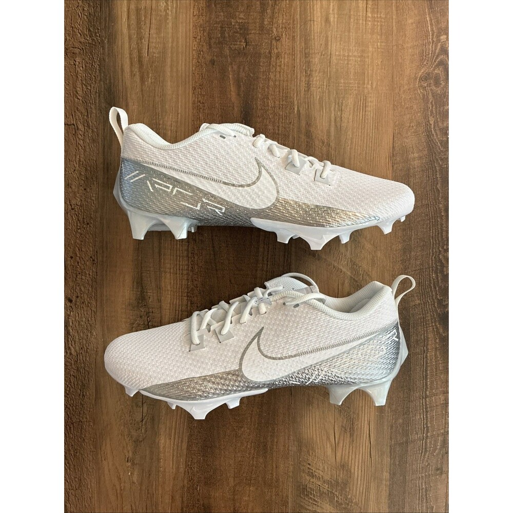 Nike Vapor Edge Speed 360 2 Men's 13 White Silver Football Cleats DA5455-102
